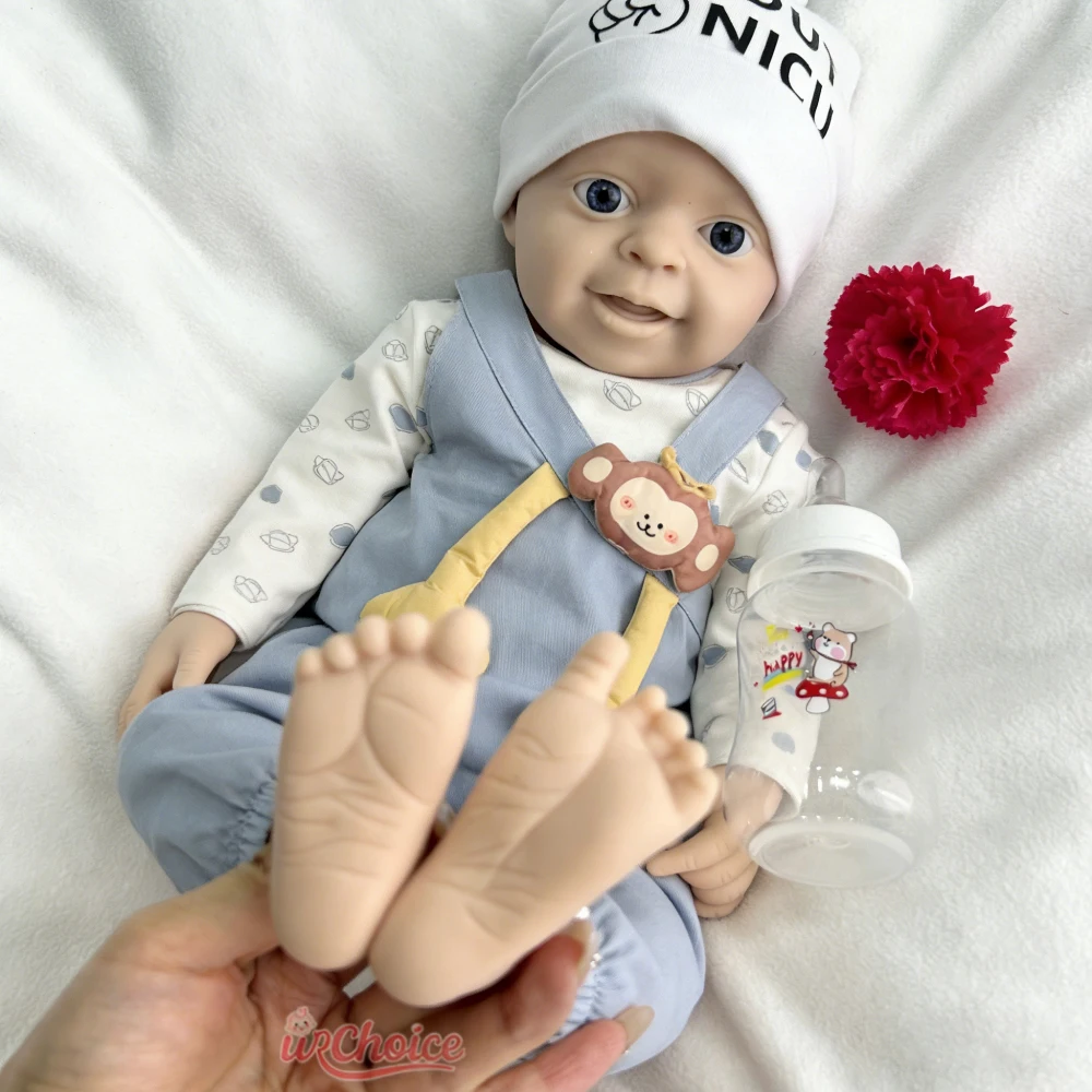 دمية ولد واقعية بطول 18 بوصة م - مراجعة Reborn Baby Doll Silicone Realistic وسعره