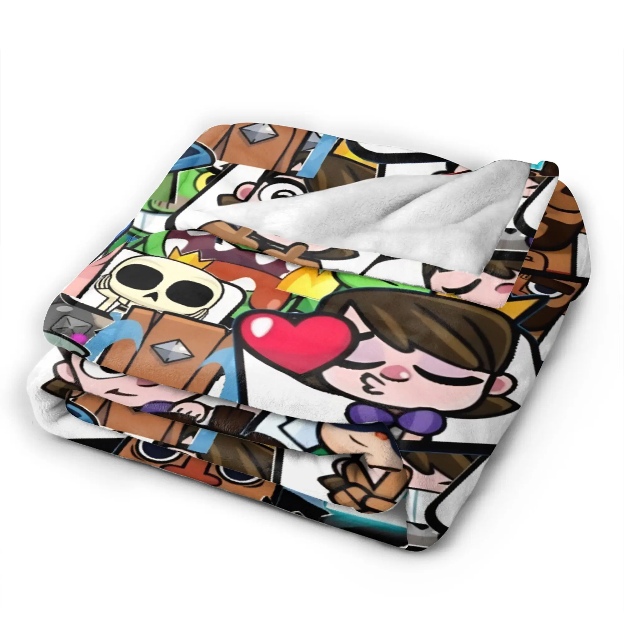 Clashes Royaleds Game غطاء بطانية من الصوف خفيف الوزن ورقيق لسيارة أريكة الأريكة وغرفة النوم