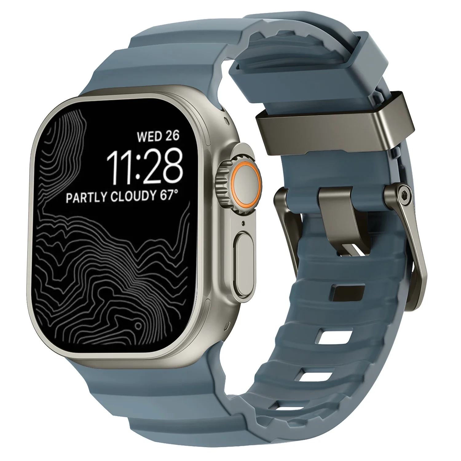 NONE Trail Silikonarmband für Apple Watch Ultra 3 2 49 mm Armband 46 mm 45 mm 44 mm Sportarmband für iWatch Serie 11 10 Ultra 9 8 7 6 SE3 4