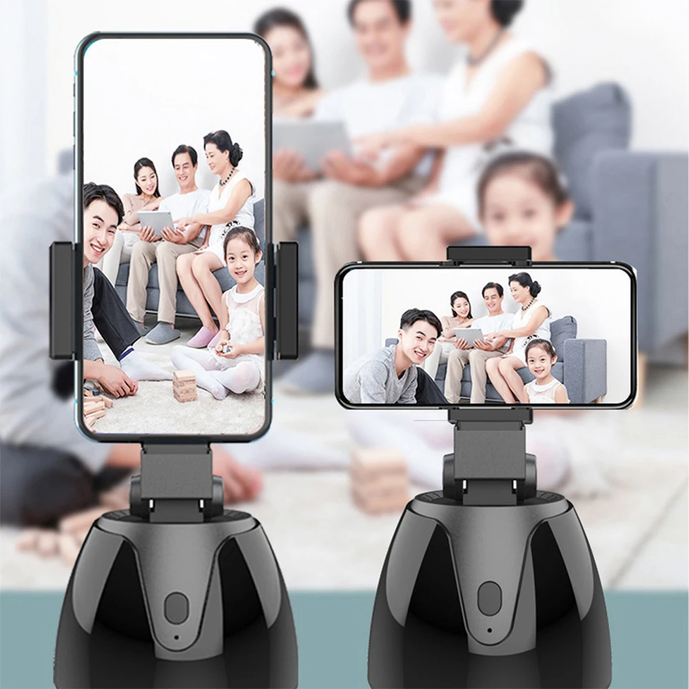 

Q1 Auto Face Tracking Tripod 360°Rotation Face Track Mount Rechargeable Tracking Tripod For Live Vlog Streaming Video