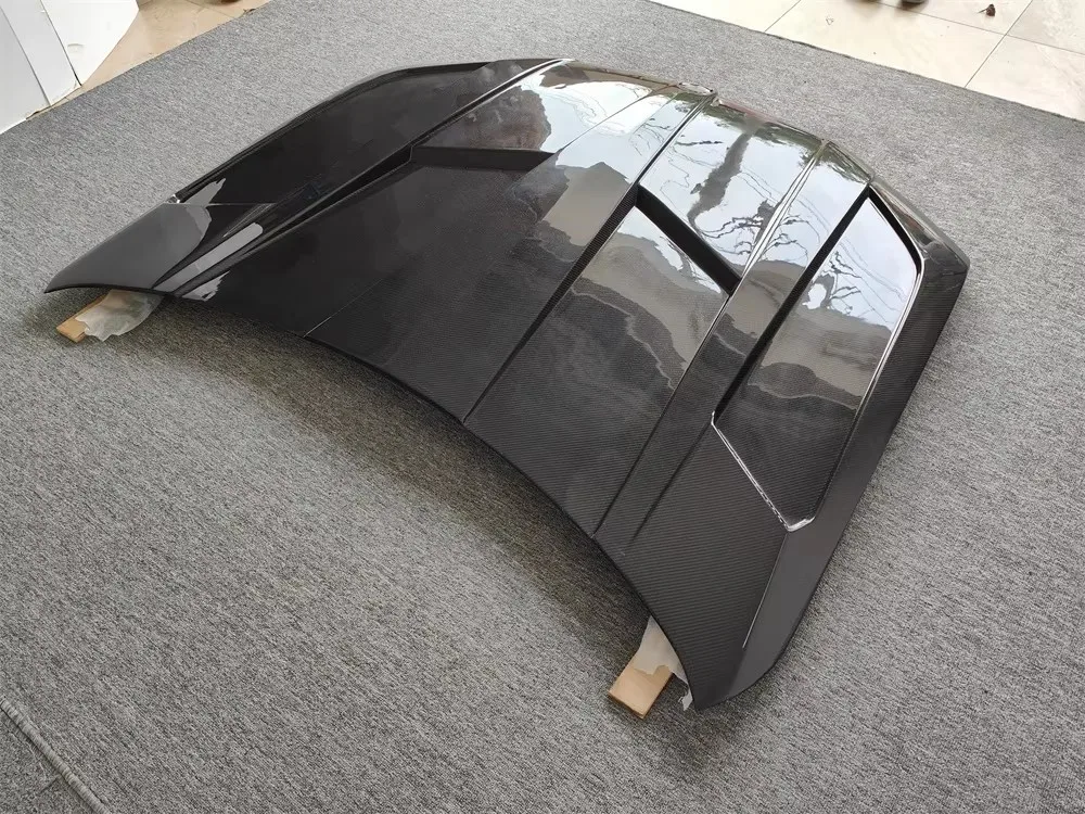 LD نمط ألياف الكربون الجافة محرك بونيه لسيارات BMW X5 X6 X5M X6M 2019 + نماذج G05 G06 F95 F96 استبدال جزء الجسم