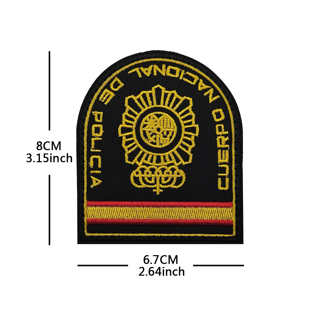 Outdoor Bag Accessories INFANTERIA DE MARINA Spanish Embroidered Badge Backpack Jacket Armband DIY Helmet Hook and Loop Patch