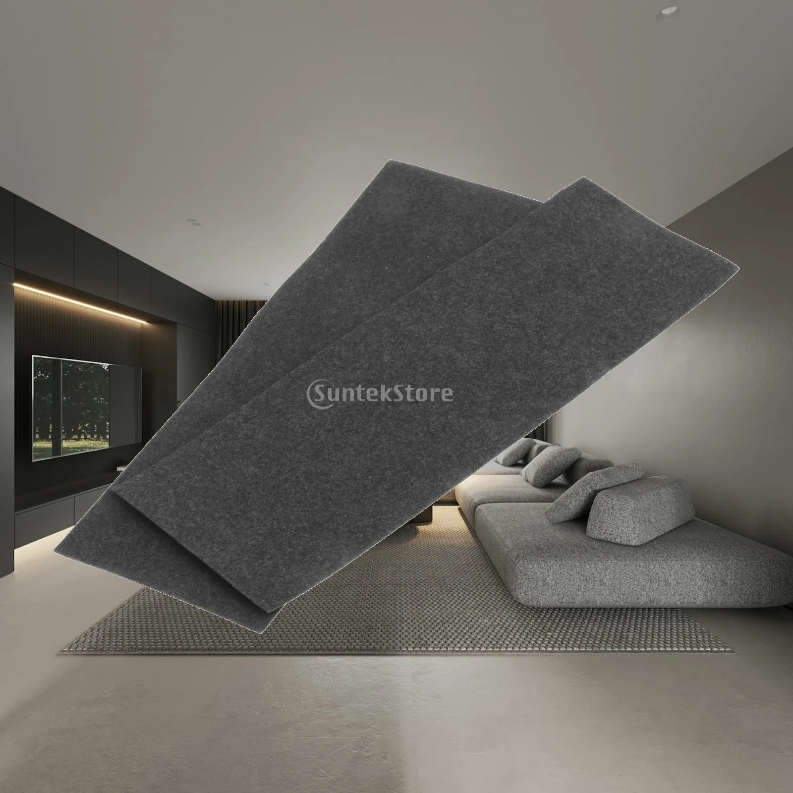 2Pcs Piano Weak Sound Felt High Pitch Thin Sound Weakening Durable Wool Felt