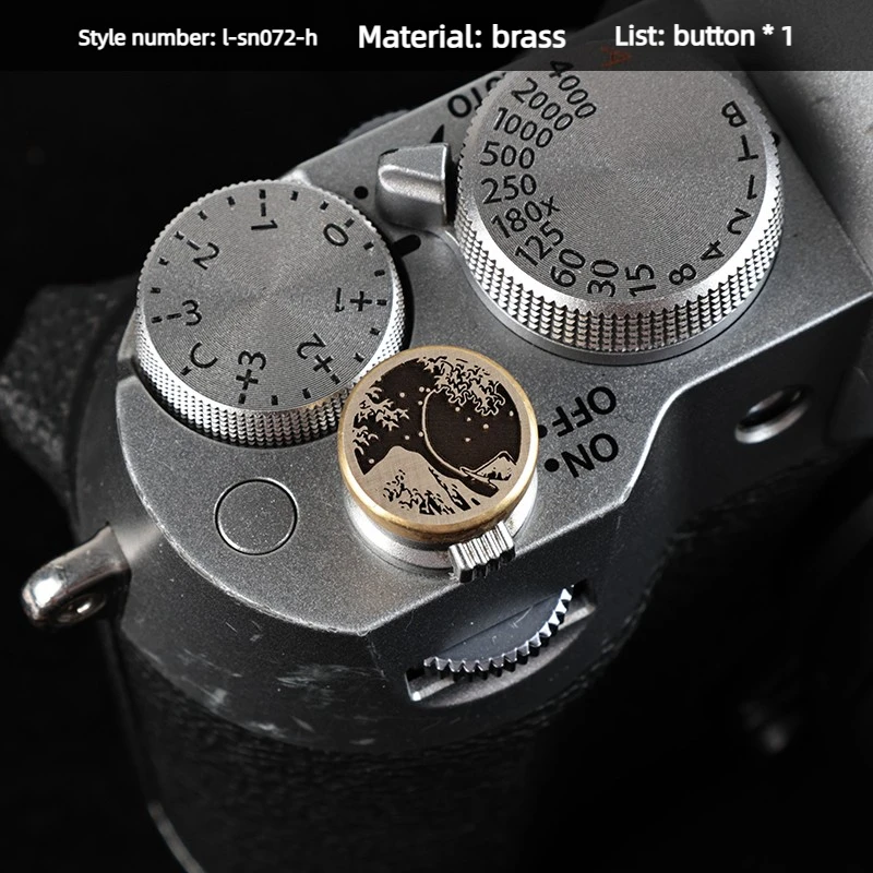 Metall-Kamera-Blitzschuhabdeckung passend für Fujifilm XT2 XT3 XT10 XT20 XT50 X100V X100VI XT30II XT30III mit Gewindeknopf-Set