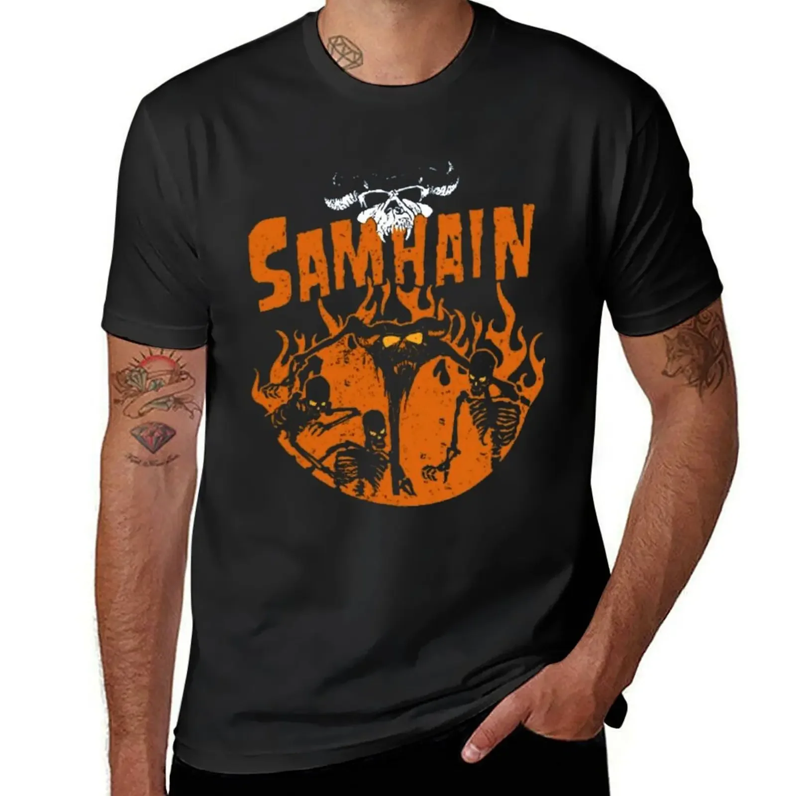 The Untold Story Of Samhain Band T-Shirt oversizeds korean fashion Men's t-shirt