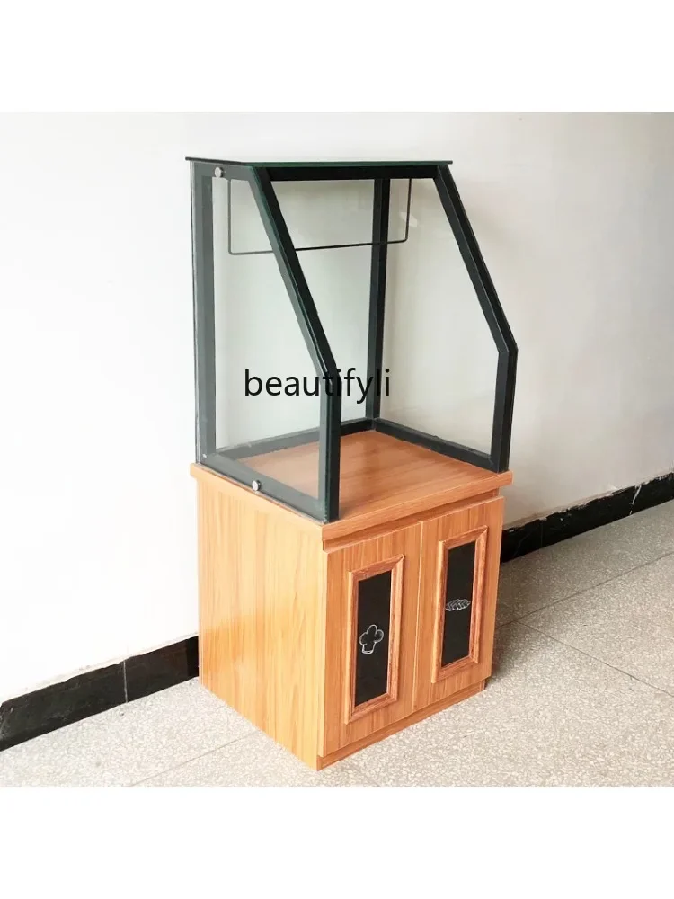 xzBread Plate Cabinet Baking Solid Wood Tray Cabinet Platter Clamp Cabinet Bread Display Cabinets Cake Showcase Display Stand