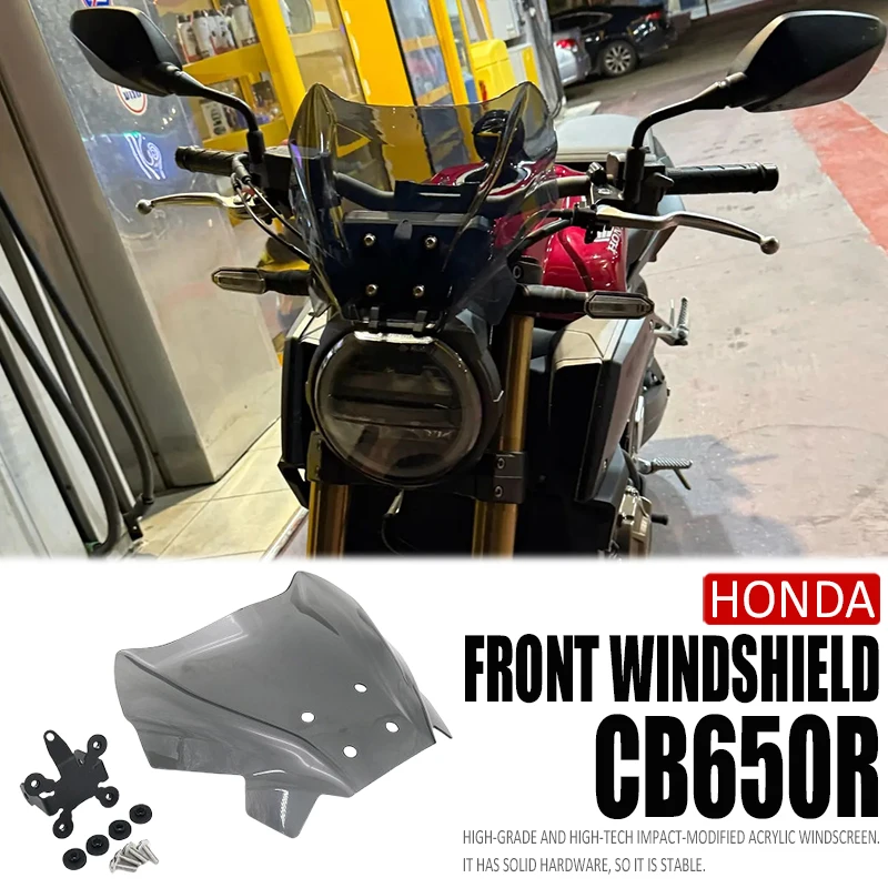 

Для Honda CB1000R CB650R CB 650 R 2018-2023 2019, новые детали для мотоциклов, дефлектор ветрового стекла, обтекатель ветрового стекла, перегородка