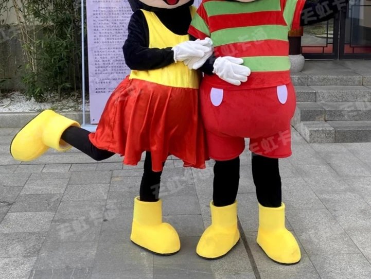 

Mouse Boy Mouse Girl Mascot Costume Cartoon Character Cosplay Advertising Outifts Halloween Fancy Party Animal Carnival Props