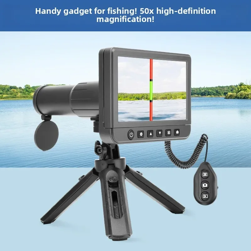 Fishing Telescope Float Viewer Archery Target High Definition Screen Digital Zoom Electronic Photography Recording