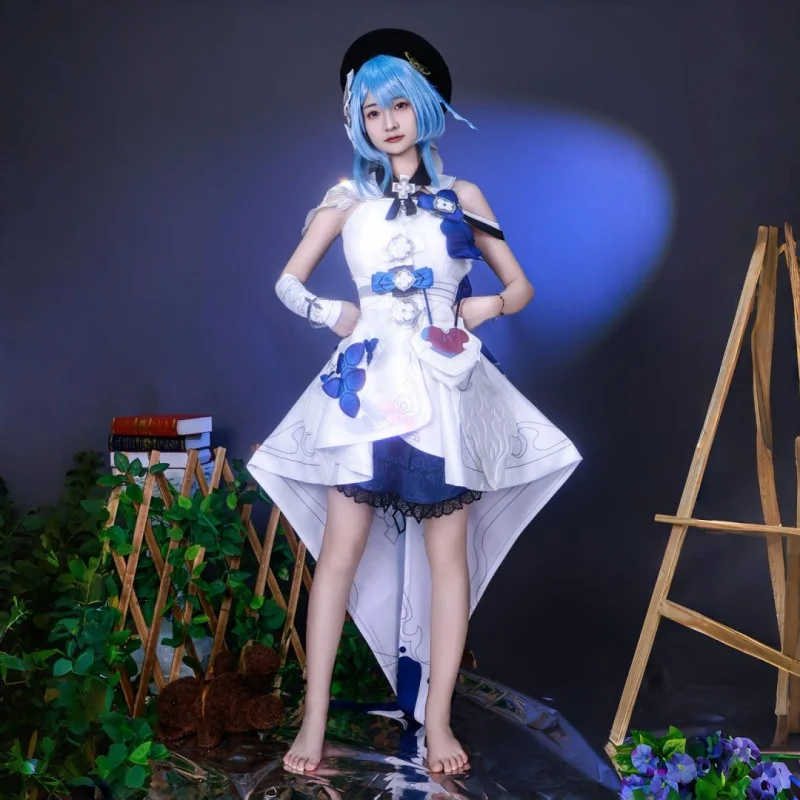 Game Griseo Cosplay Costume Feminino, Roupas de Festa, Conjunto completo, Vestido Anime, Peruca