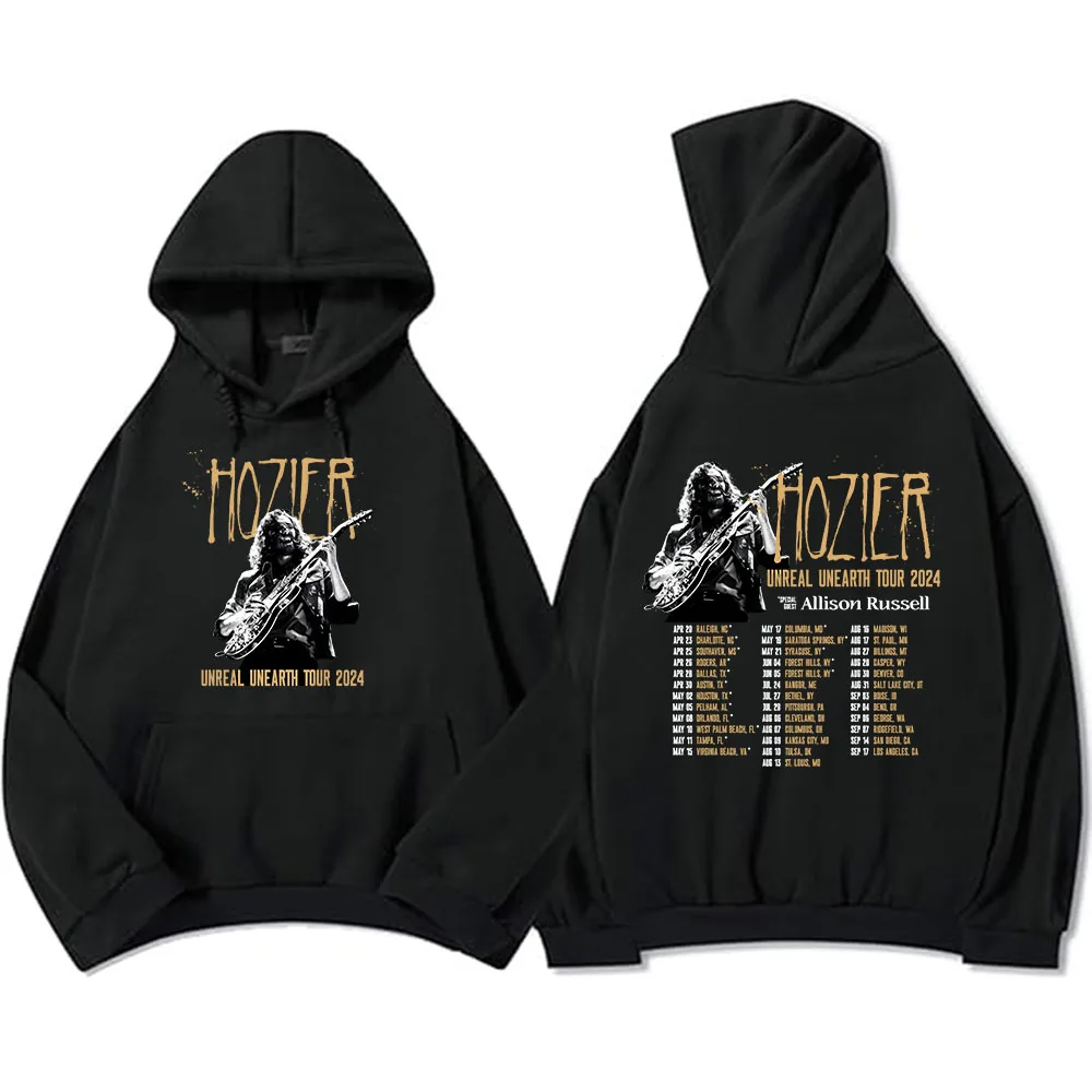 

Hozier Unreal Unearth Tour Hoodies Graphic Clothes Sudaderas Con Capucha Long Sleeve Winter Unisex Pullovers Men/Women Hoodie