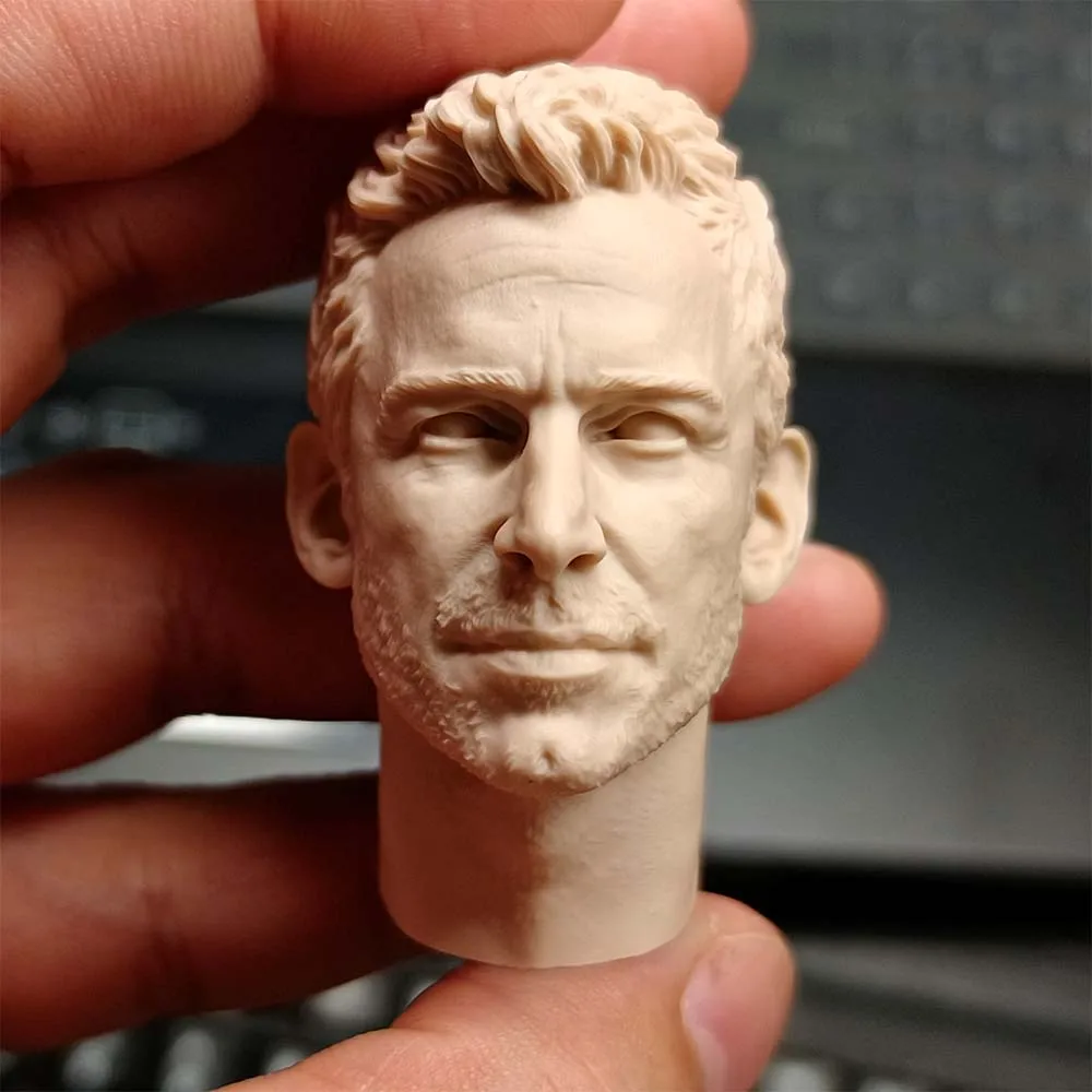 

1/6 Die-cast Resin Model Assembly Kit Zack Snyder Head Carving Model Toys (55 Mm) Unpainted Free Shipping