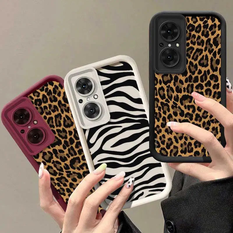 Funda de teléfono 9SE Leopard Elegance Sky Eye Ladder para Huawei Y9A Y7 Y6P Y5P Nova Y91 Y90 Y71 Y70Plus Y70 Y61 9 9Pro 7i 6SE
