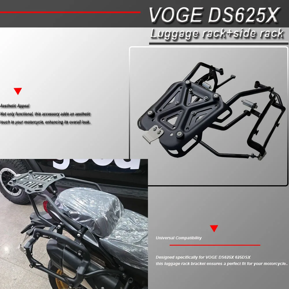 

For VOGE DS625X 625DSX DSX625 DSX 625 DS 625 X Special Tailstock Luggage Rack Installed Side box installation bracket