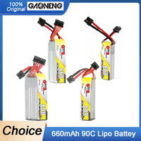 Gaoneng GNB 660mAh 2S/3S/4S/6S 90C 7.6V/11.4V/15.2V/22.8V  Lipo Battery With XT30U-F Plug for RC FPV Racing Drone
