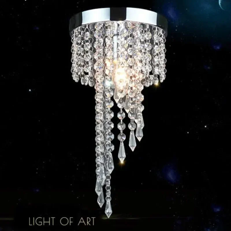Modern LED Crystal Chandelier Light Pendant Ceiling Fixture Luminaire for Living Room Crystal Lamp Lustre Chandeliers Lighting