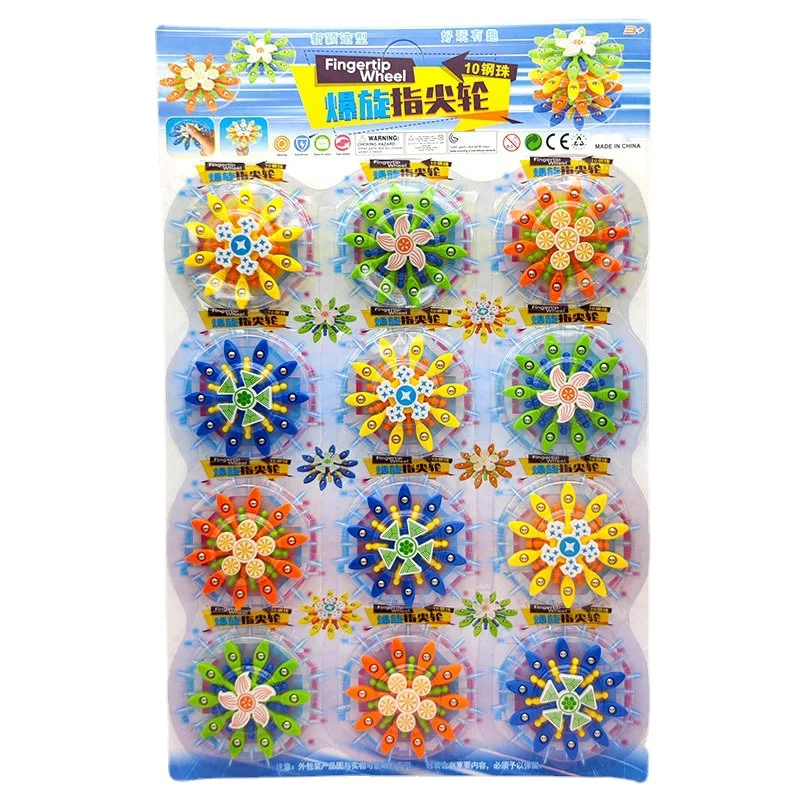 Hand Spinner Edc Zappeln Spielzeug Kunststoff Finger Kreisel Fingers pitze Stahlkugel Drucken tlastung Kreisel Jungen Puzzle rotierende Spielzeug Geschenk