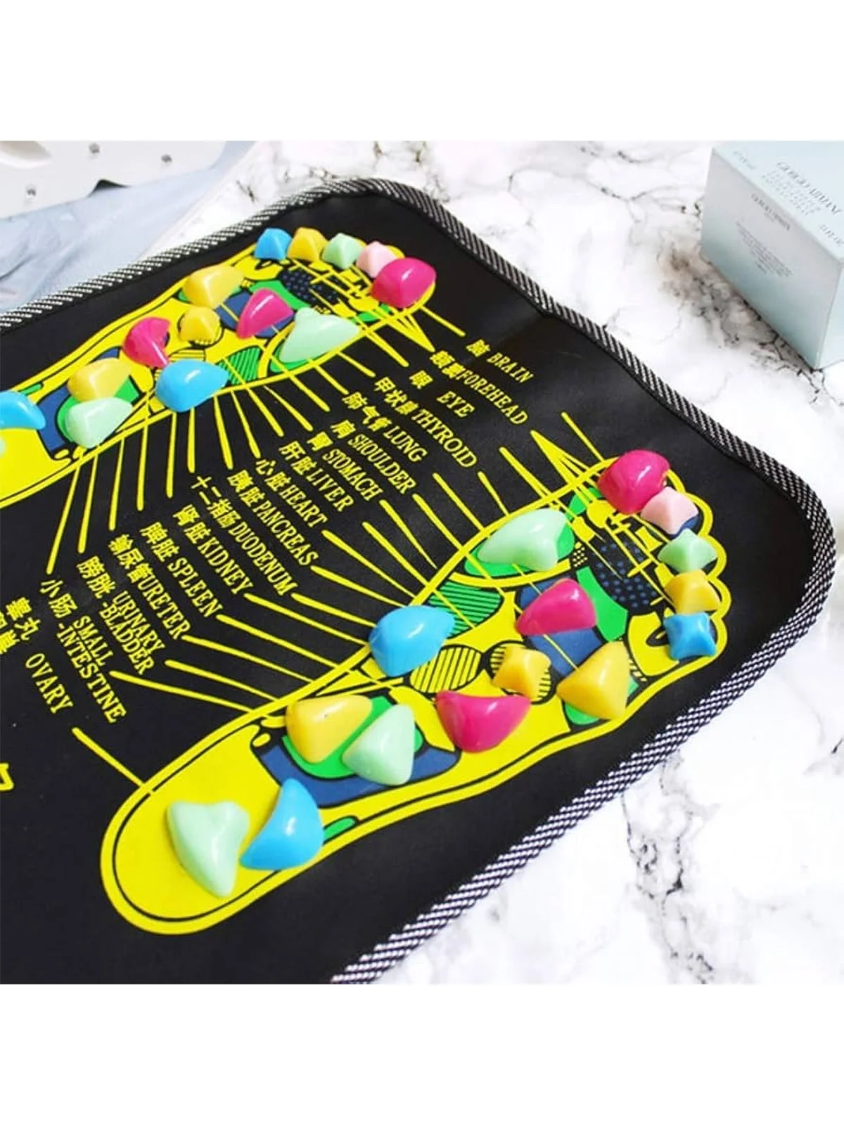 1PC Autumn and Winter Acupressure Plate Foot Massager  Imitation Pebble Foot Massage Pad  Foot Massage Wonder