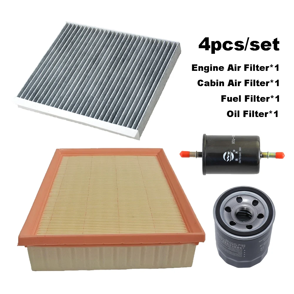 haval-h6-15t-2013-2018-m6-2017-グレートウォールホバー-エンジン-キャビン-a-c-エア-燃料-オイルフィルターキット-車アクセサリー-4個セット