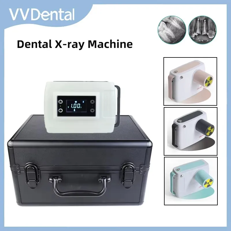 VVDental Portable X-ray Camera Compatible with X-ray Film and Digital RVG Sensor High Frequency X-Ray Machine for Dental Clinic