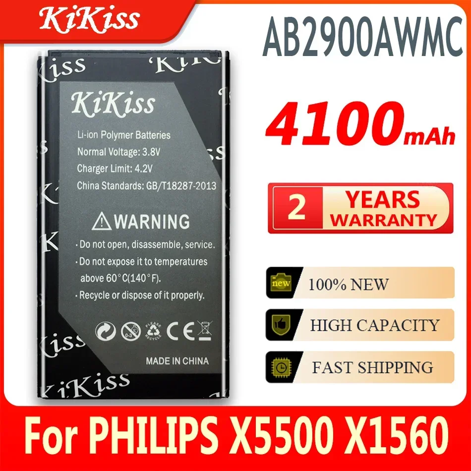 

Аккумулятор AB2900AWMC AB2900AWMT для Philips Xenium CTX1560 CTX5500 E180 E181 E560 X1560 X5500 AB2900 AB 2900 AWMC