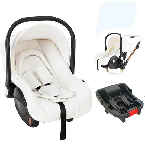 Baby Car Seat with Safe ISOFIX Base ISOFIX connector base Baby Seats Easy - to - install Portable Newborn Infant Kid Stable Mom