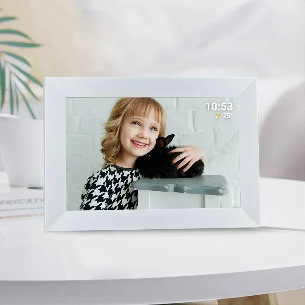 Latest 2024 model 10 inch hd ips screen 1280*800 android wifi electronic lcd digital photo picture vido frame advertising player