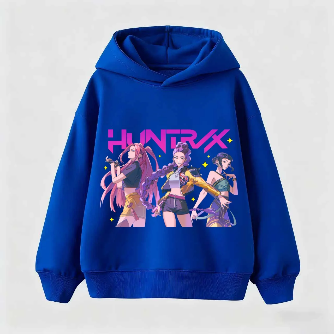 بلوزة جديدة لفيلم K-pop 'Demon Hunters'، سترة بغطاء للرأس K-pop Demon Hunters للأطفال للرجال والنساء، سترة كاجوال عصرية