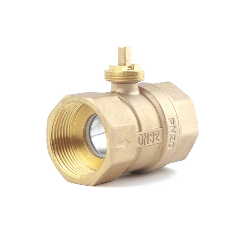 High Quality 1-1/4in 2-Way Brass Thread Connection Electric Control Ball Valve PN16 DN32 for Water System from Manufacturer