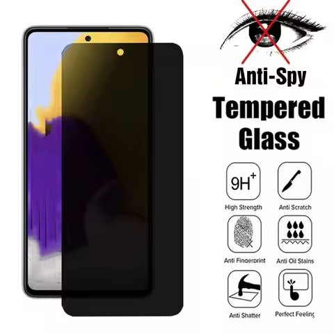 Full Cover Private Screen Protector For Samsung Galaxy S24 Ultra S23 S24 Plus S22 S21 Plus S21 FE S20FE Antispy Protective Glass