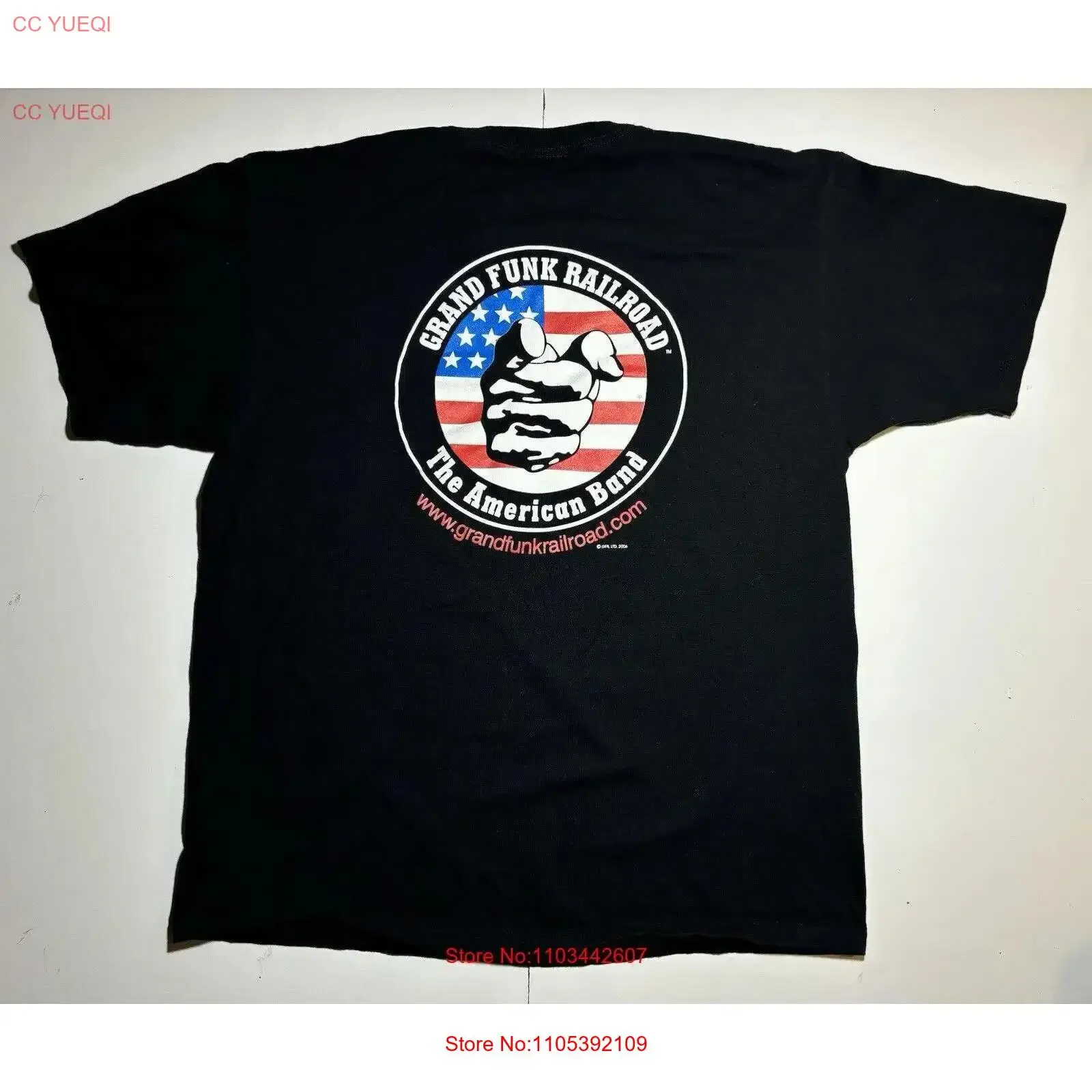 XL VTG 00s Grand Funk Railroad The American Band T Shirt Anvil Red Bar 2006 vintage Washed graphic streetwear
