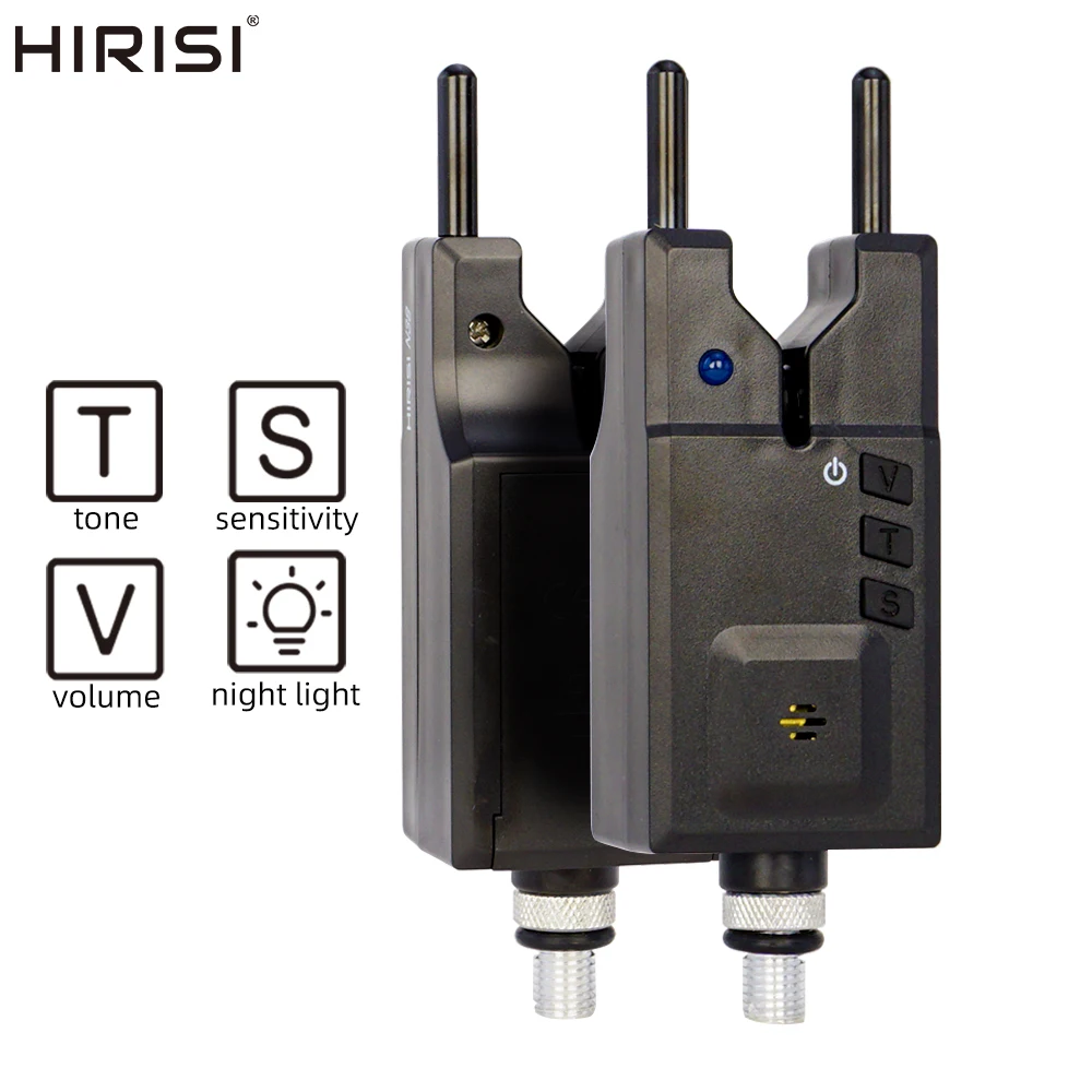

Hirisi LED Carp Fishing Alarm Indicators Bite Alarm Adjustable Volume Tone Sensitivity N38 Fishing Accessories