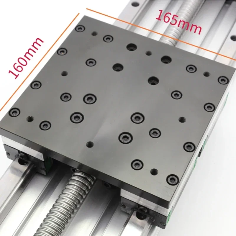 Nema34 Stepper Motor CNC Linear Actuator Module Industrial Heavy-Duty Ball Screw Drive Dual Linear Guide Rails High Precision