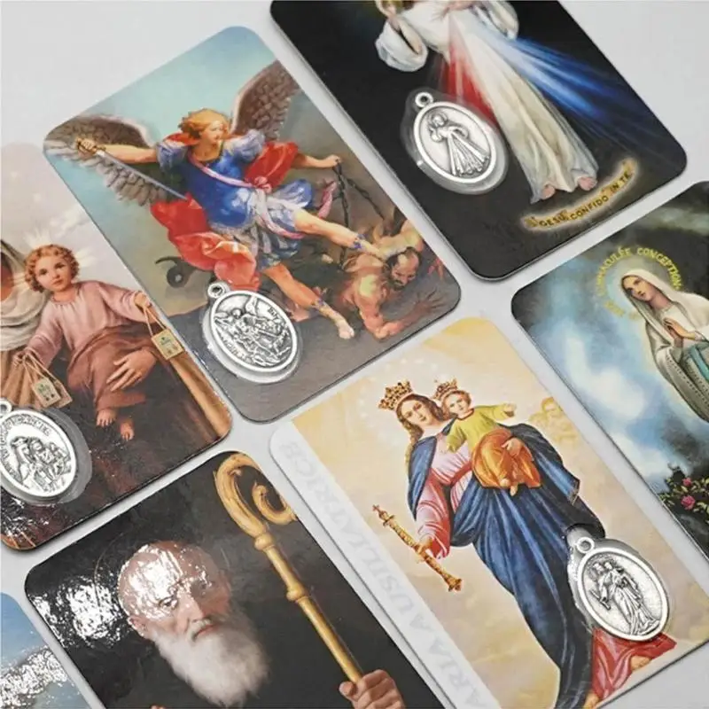 Characters Cards Italian History Card Double Side Figures Card for Exhibits X3UC