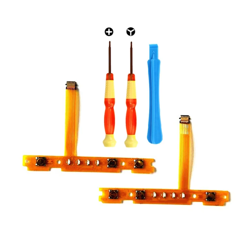 SL Button Key Flex Cable Replacement Parts for JoyCon NS L/R Game Controller with Screwdriver Tool