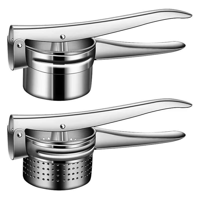 Large 14cm Manual Steel Juicer Pees Potato Ricer Puree Maker Honey Wax Press