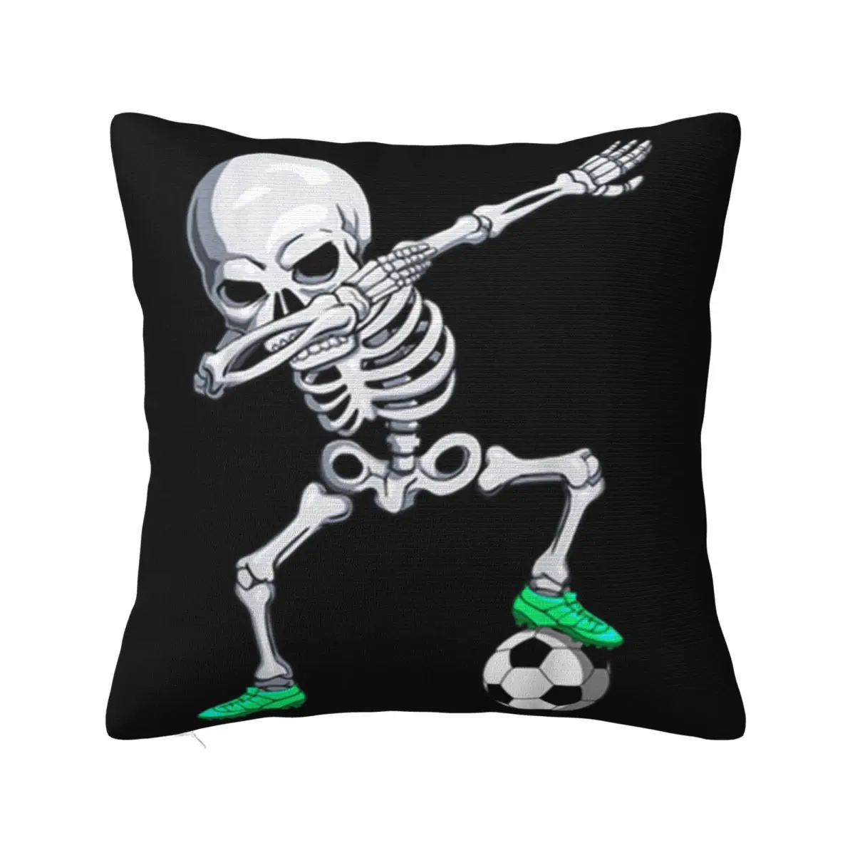 Original Halloween Dabbing Skeleton Apparel Soccer Player Dab Boys Discount Man Pillow Case