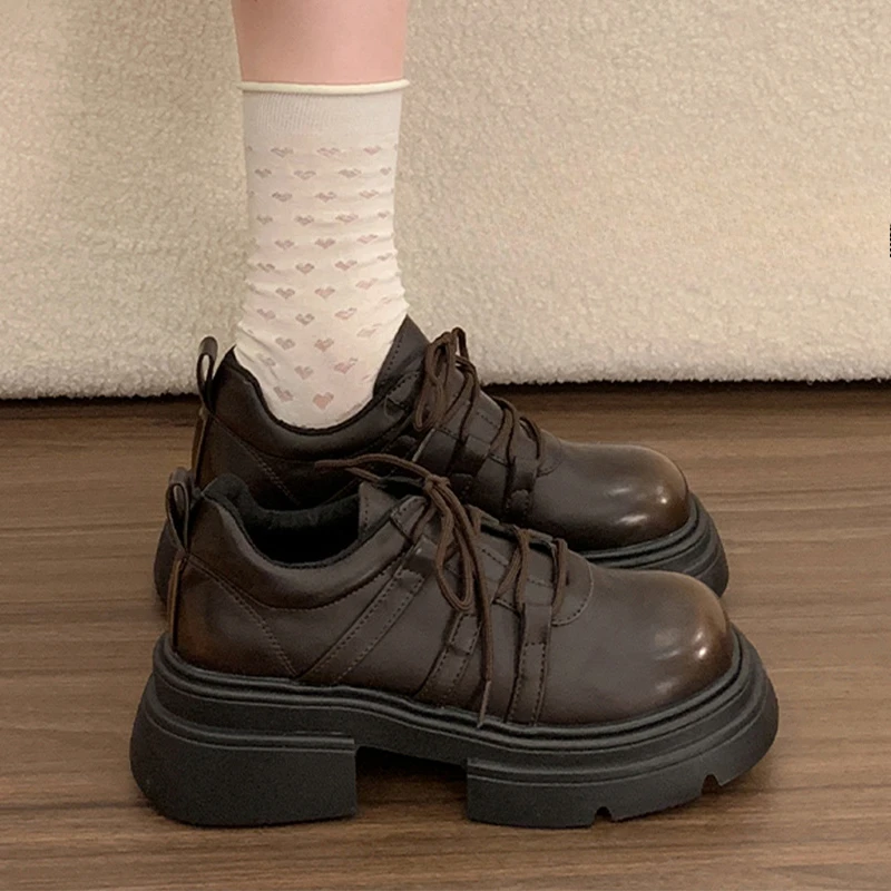 

Женская спортивная обувь на плоской подошве. Дизайнерские повседневные лоферы. Новинка 2026. Весенняя женская обувь в стиле ретро. Удобное платье. Тенденция Mujer Zapatillas.