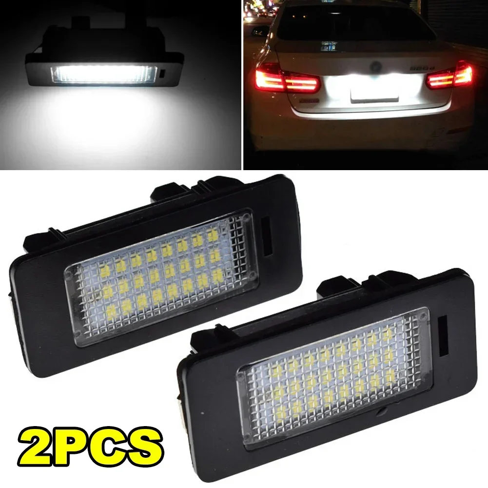 6000k White No Error Led Number License Plate Light License plate Light For BMW E90 E91 E92 E61 E60 E70 E71