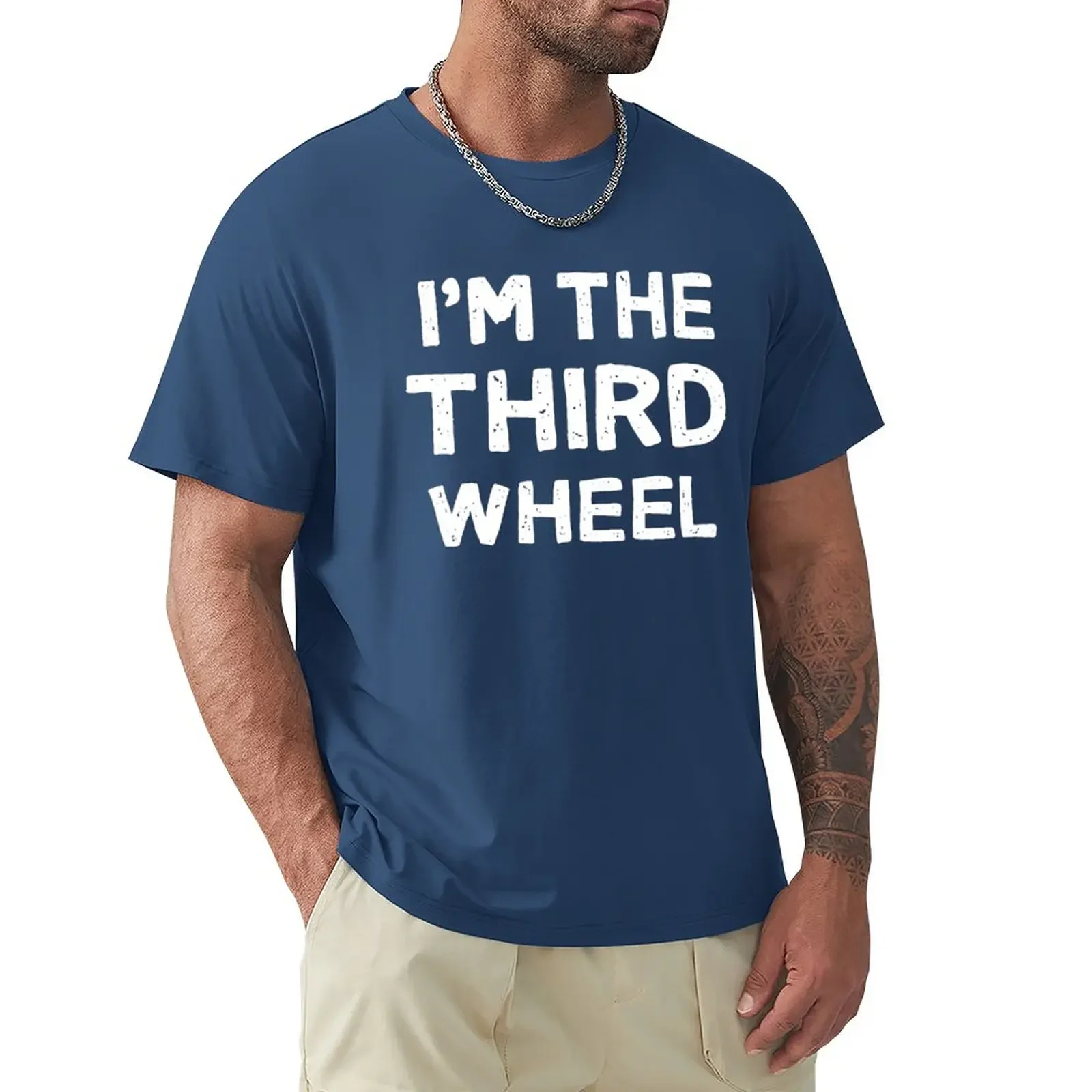 I'm The Third Wheel T-Shirt anime clothes boys animal print t shirts for men pack
