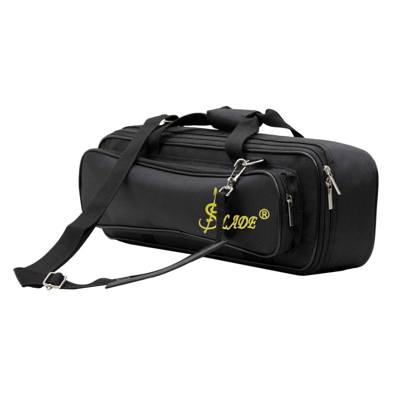 Multi functional Flute Carrying Case Flute Bag Includes Side Pocket for Additional Accessories Suitable for Beginners