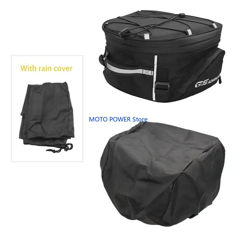 

G7ND Motorcycle Tail Bag Rear for Seat Bag with Waterproof Rain Cover for R1250GS R1200GS F850 F750GS