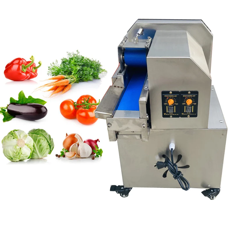 Kitchen Automatic Cabbage Celery Leek Shredder Machine Vegetable  Cutting Machine Fruit Vegetable Slicing Machine