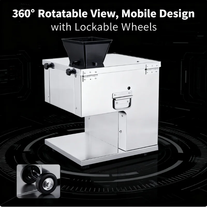 

Stainless Steel Meat Vegetable Cutter Machine Chopper Electric Food Slicer Commercial Multifunction Shred Knife