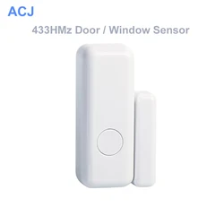 Sensores magnéticos de porta pg103, detector de porta sem fio, sensor de janela, wi-fi para 433mhz, kits de sistema de alarme de segurança doméstica