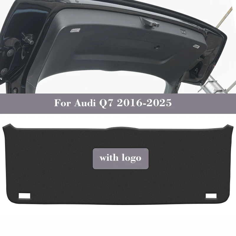 

Car Rear Trunk Tailgate Anti-Kick Protective Mat For Audi Q7 2016 2017 2018-2025 Dust-Proof PU Leather Decoration Cushion