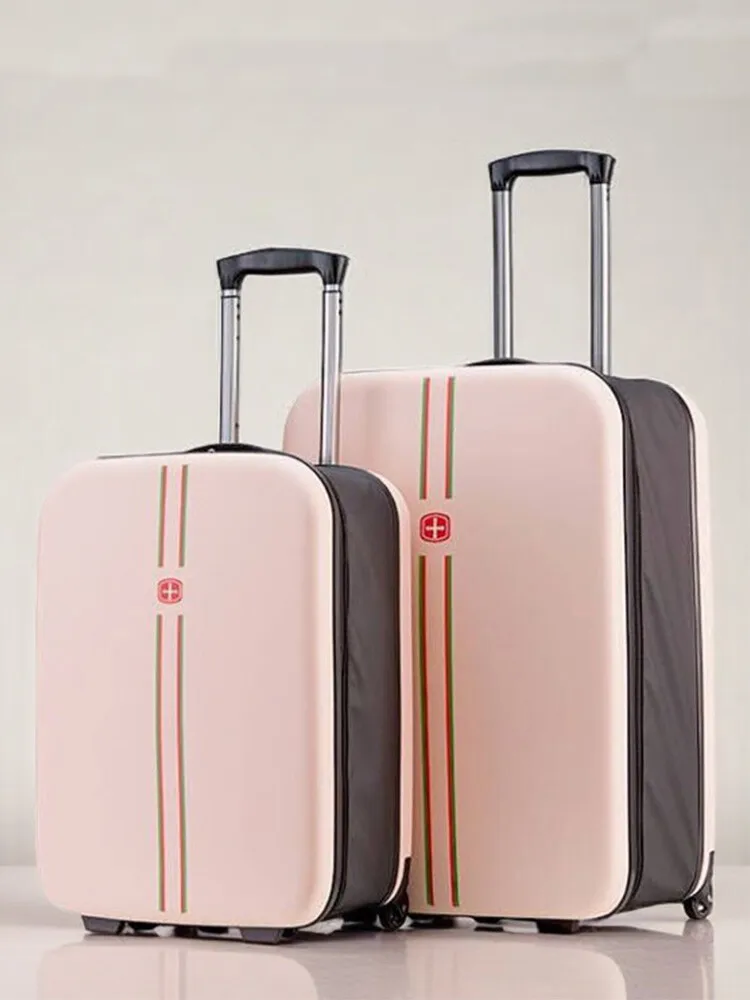 Składany, rozkładany kufer podręczny 20 i 24 cale, walizka biznesowa na kółkach z cichymi kółkami obrotowymi.