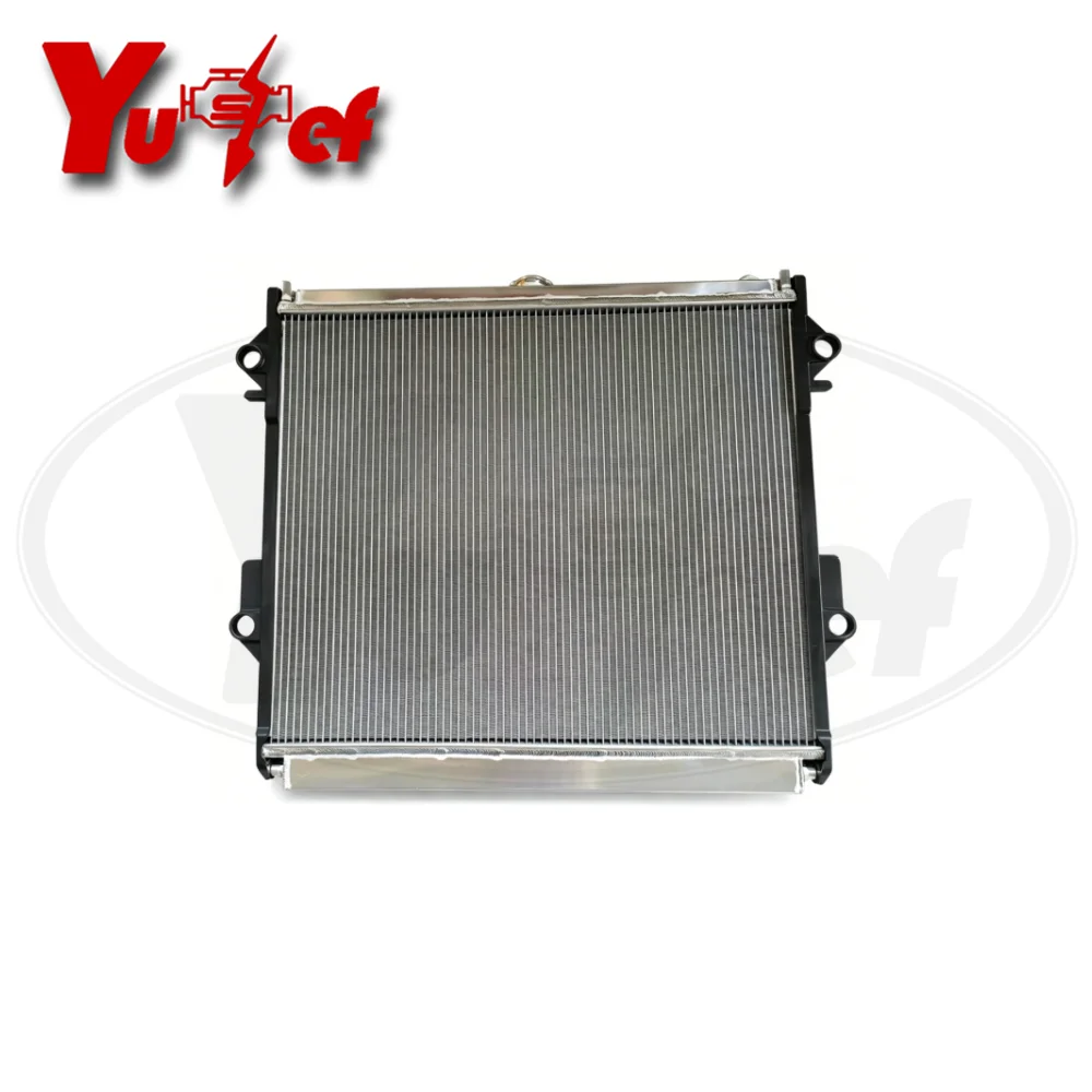 All aluminum radiator For TOYOTA LANDCRUISER 07- UZJ200 LC200/LEXUS LX570 07- AT 48mm # 16400-50380 16400-50381 16400-50382