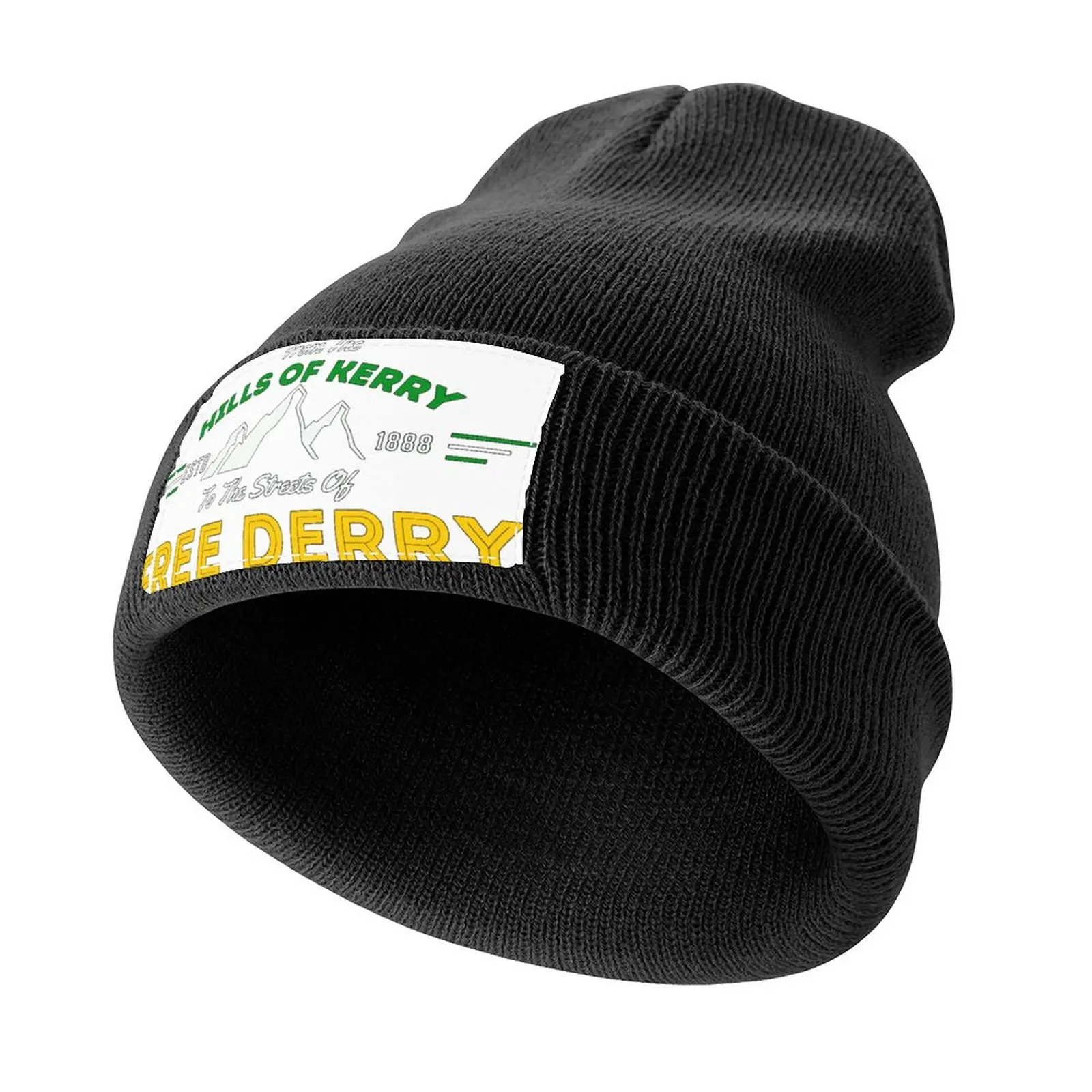 Hills Of Kerry, Streets Of Free Derry Knitted Cap western Hat hiking hat Icon For Women Men's