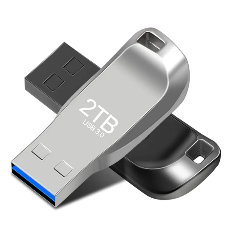 محرك فلاش USB 3.0 معدني سعة 2 تيرابايت، محرك أقراص فلاش سعة 1 تيرابايت عالي السرعة ​ ​ بندريف مقاوم للماء USB ترقية قرص فلاش محول جديد من النوع C